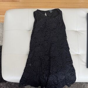 Zunie Black Lace Kids Dress